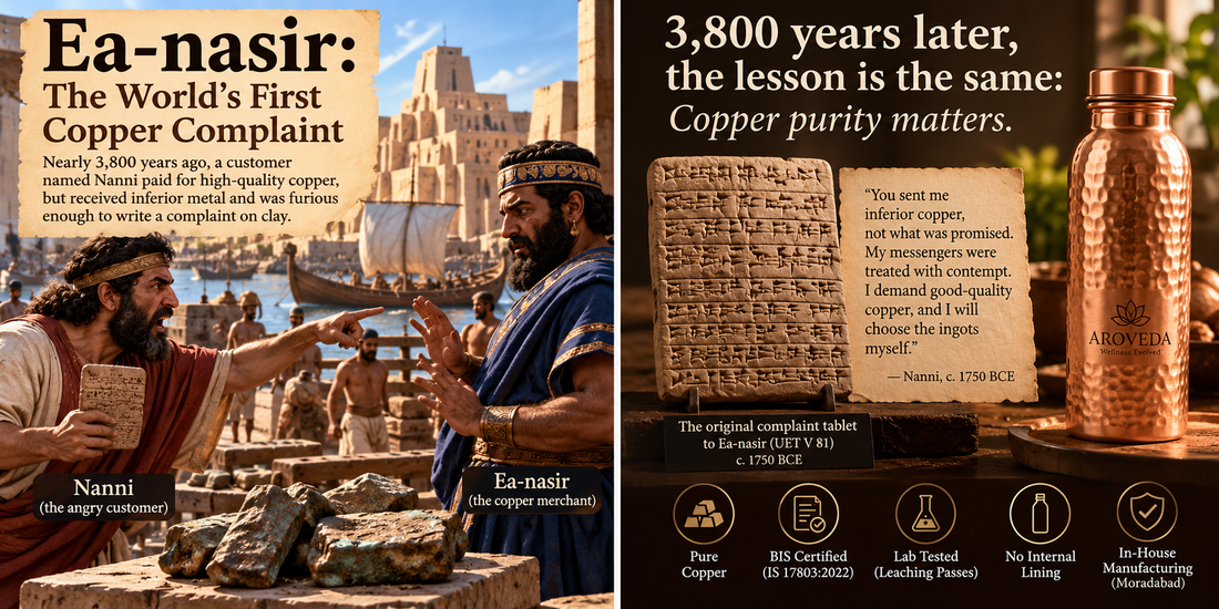 Is Your Copper Bottle Really Pure? A 3,800-Year-Old Warning From Ea-nasir